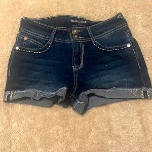 Size 0 denim wallflower shorts